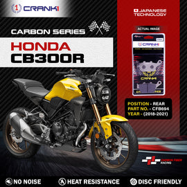 Carbon Brake Pads For Honda CB300R (2018-2021) - Rear - CFB694 - 1 Set - CRANK1