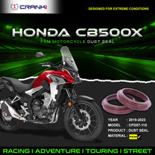 Load image into Gallery viewer, Fork Dust Seals Pair For Honda CB500X (2019-2023) - CPD57-115 - CRANK1