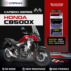 Carbon Brake Pads For Honda CB500X (2019-2023) - Rear - CFB041 - 1 Set - CRANK1