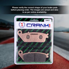 Load image into Gallery viewer, Sintered  Brake Pads For Triumph Street Triple S 765 (2017-2020) - Front - CB622 - 2 Sets - CRANK1