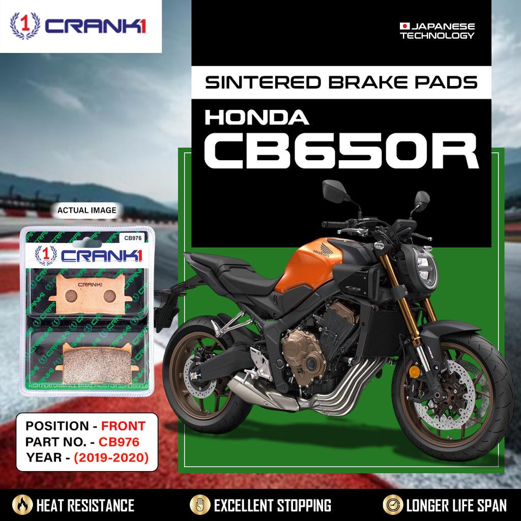 Sintered  Brake Pads For Honda CB650R (2019-2020) - Front - CB976 - 2 Sets - CRANK1