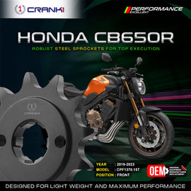 Sprocket For Honda CB650R (2019-2023) - Front - CPF1370.15T - CRANK1