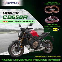 Load image into Gallery viewer, Fork And Dust Seals Kit For Honda CB650R (2019-2020) - CRANK1