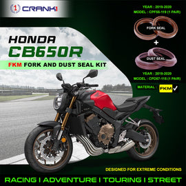 Fork And Dust Seals Kit For Honda CB650R (2019-2020) - CRANK1