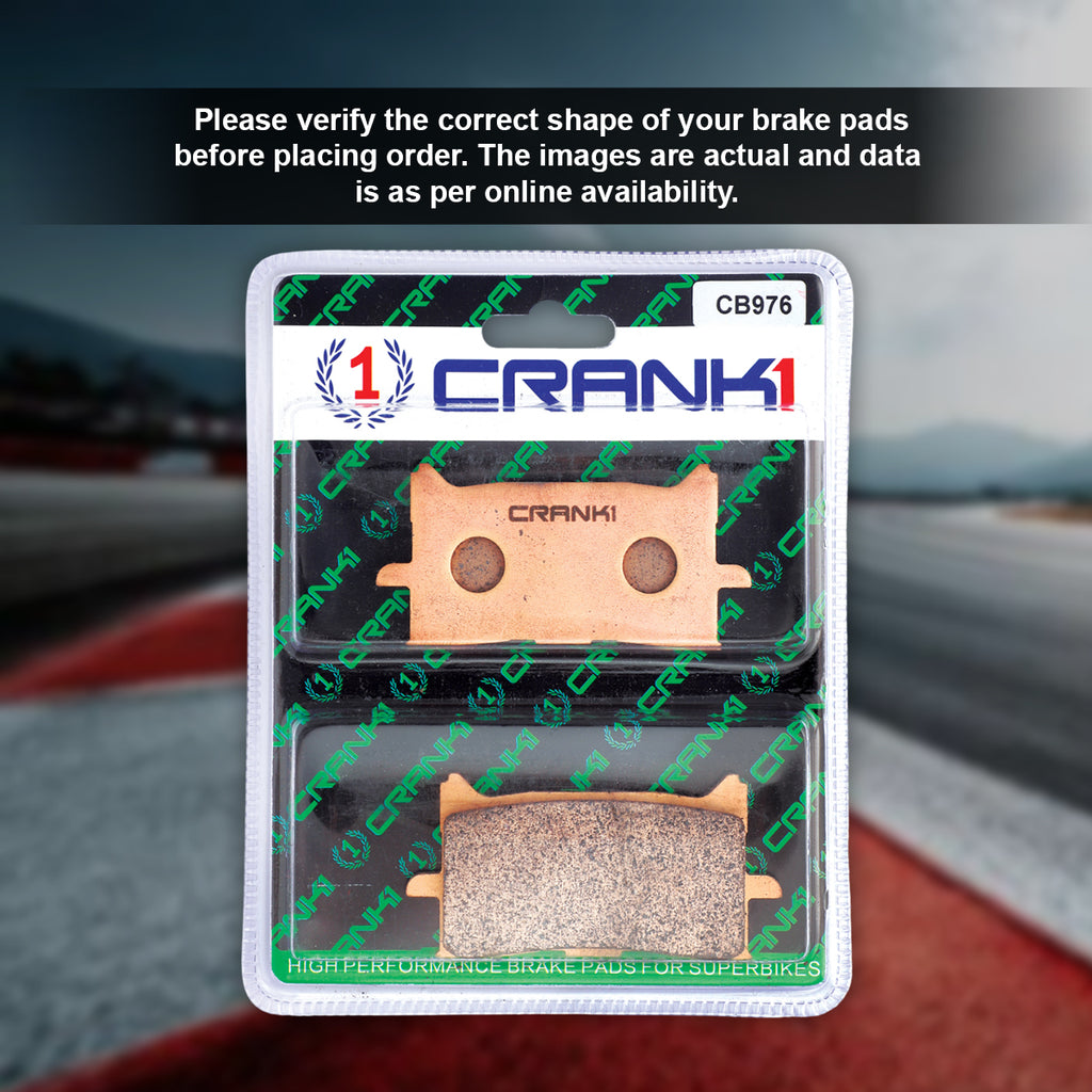 Sintered  Brake Pads For Honda CBR650R (2019-2020) - Front - CB976 - 2 Sets - CRANK1