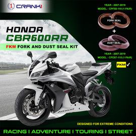 Fork And Dust Seals Kit For Honda CBR600RR (2007-2019) - CRANK1