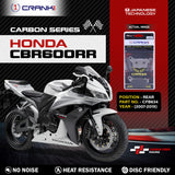 Carbon Brake Pads For Honda CBR600RR (2007-2019) - Rear - CFB634 - 1 Set - CRANK1