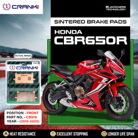 Sintered  Brake Pads For Honda CBR650R (2019-2020) - Front - CB976 - 2 Sets - CRANK1