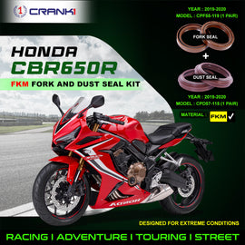 Fork And Dust Seals Kit For Honda CBR650R (2019-2020) - CRANK1