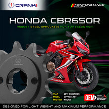 Load image into Gallery viewer, Sprocket For Honda CBR650R (2019 Onwards) - Front - CPF1370.15T - CRANK1