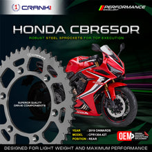 Load image into Gallery viewer, Sprocket For Honda CBR650R (2019 Onwards) - Rear - CPR1304.42T - CRANK1