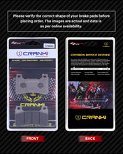 Load image into Gallery viewer, Carbon Brake Pads For Honda CB1000R NON ABS (2009-2015) - Front - CFB093 - 2 Sets - CRANK1