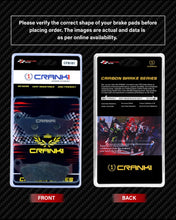 Load image into Gallery viewer, Carbon Brake Pads For Ducati Multistrada 1200 (2015-2017) - Rear - CFB181 - 1 Set - CRANK1