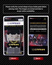 Load image into Gallery viewer, Carbon Brake Pads For Triumph Speed Twin 1200 (2019-2020) - Front - CFB4/223 - 2 Sets - CRANK1