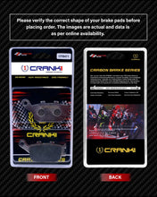 Load image into Gallery viewer, Carbon Brake Pads For Suzuki V-Strom 1000 (2002-2010) - Rear - CFB471 - 1 Set - CRANK1