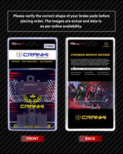 Load image into Gallery viewer, Carbon Brake Pads For Aprilia RS 457 - Front - CFB606 - 1 Set - CRANK1