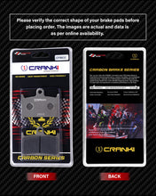 Load image into Gallery viewer, Carbon Brake Pads For Triumph Thunderbird  Storm (2009-2019) - Front - CFB632 - 2 Sets - CRANK1
