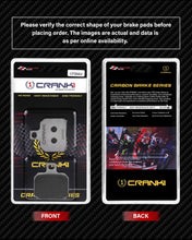 Load image into Gallery viewer, Carbon Brake Pads For Ducati Panigale 959 (2016-2018) - Rear - CFB662 - 1 Set - CRANK1