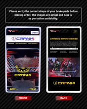 Load image into Gallery viewer, Carbon Brake Pads For Suzuki V-Strom 1000 (2014-2016) - Rear - CFB914 - 1 Set - CRANK1