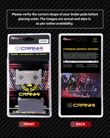 Carbon Brake Pads For Honda  Africa Twin Adventure Sports (2020-2022) - Front - CFB976 - 2 Sets - CRANK1