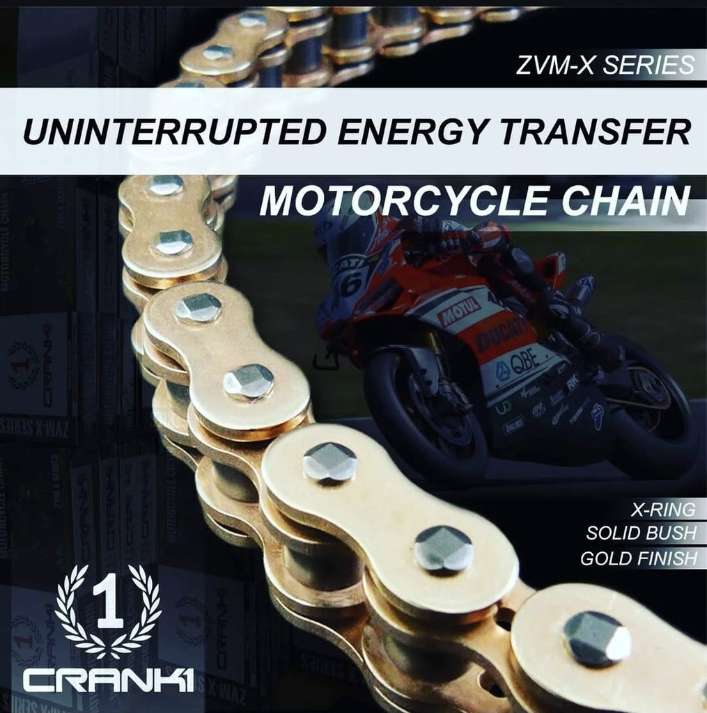 Chain For Honda Africa Twin (2016-2019) - 525 Pitch x 124 Links Gold (ZVMX) - CRANK1