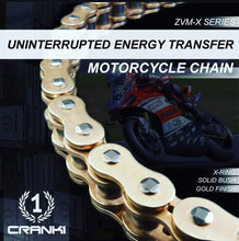 Load image into Gallery viewer, Chain For Honda Africa Twin (2016-2019) - 525 Pitch x 124 Links Gold (ZVMX) - CRANK1