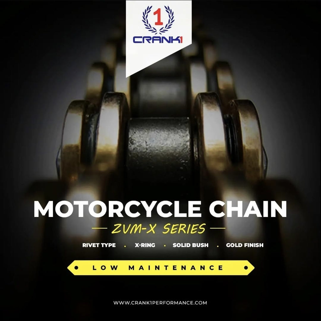 Chain For Honda Africa Twin (2016-2019) - 525 Pitch x 124 Links Gold (ZVMX) - CRANK1