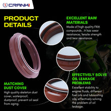 Load image into Gallery viewer, Fork And Dust Seals Kit For Kawasaki Z900 (2017-2021) - CRANK1