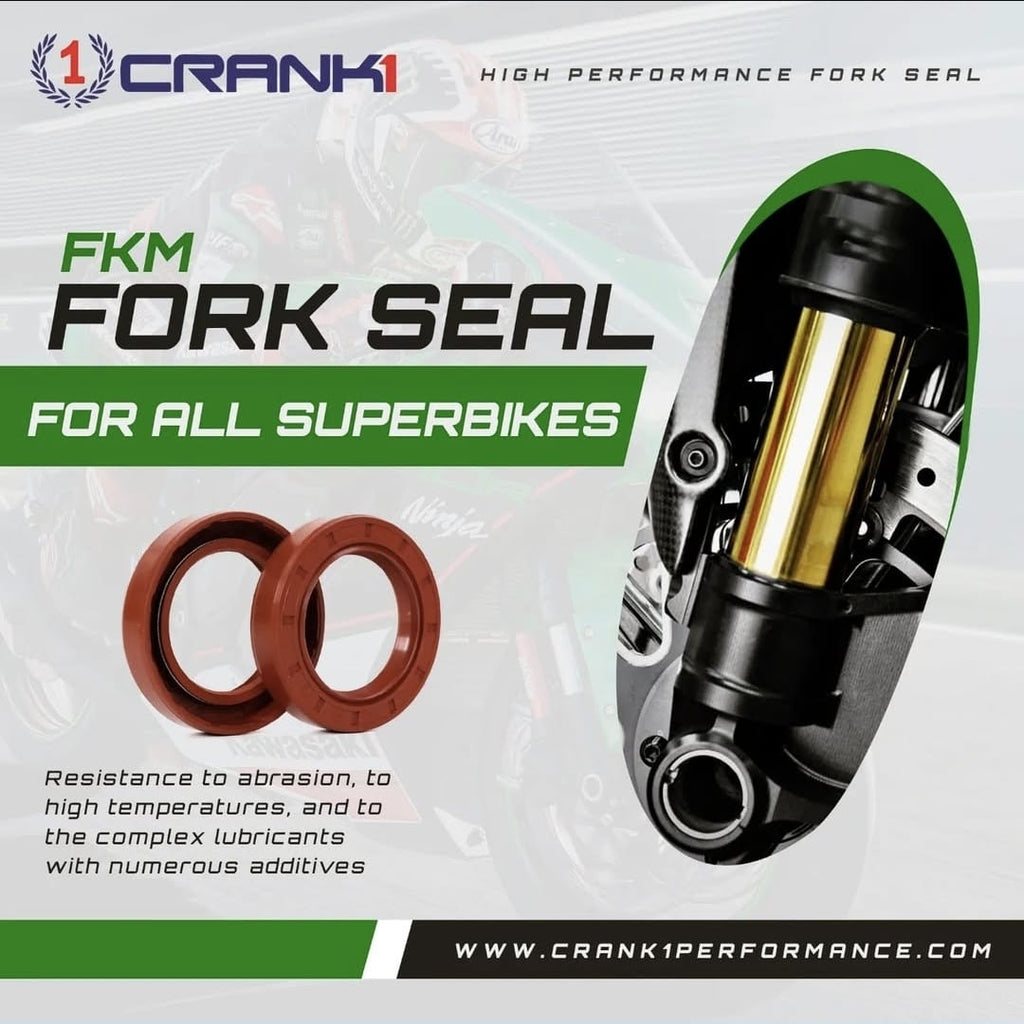Fork Oil Seals Pair For Triumph Rocket 3 Storm (2013-2019) - CPF55-123 - CRANK1