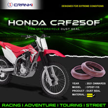 Load image into Gallery viewer, Fork Dust Seals Pair For Honda CRF250F (2021 Onwards) - CPD57-115 - CRANK1