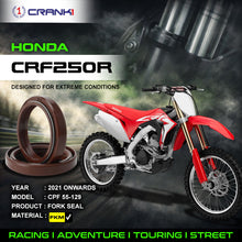 Load image into Gallery viewer, Fork Oil Seals Pair For Honda CRF250R (2021 Onwards) - CPF55-129 - CRANK1