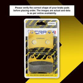 Ceramic Brake Pad For Ducati Multistrada 1200 (2010-2014) - Front - CRM262 - 2 Sets - CRANK1