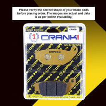 Load image into Gallery viewer, Ceramic Brake Pad For Honda CB200X (2021) - Rear - CRM281 - 1 Set - CRANK1