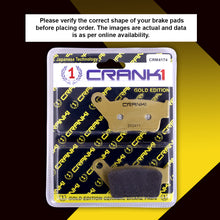 Load image into Gallery viewer, Ceramic Brake Pad For Bajaj Pulsar NS200 (2024-2025) - Rear - CRM4174 - 1 Set - CRANK1