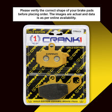 Load image into Gallery viewer, Ceramic Brake Pad For Kawasaki Ninja 650 (2006-2016) - Rear - CRM434 - 1 Set - Crank1