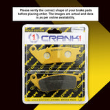 Ceramic Brake Pad For Triumph Street Twin - Front - CRM651/2 - 1 Set - Crank1