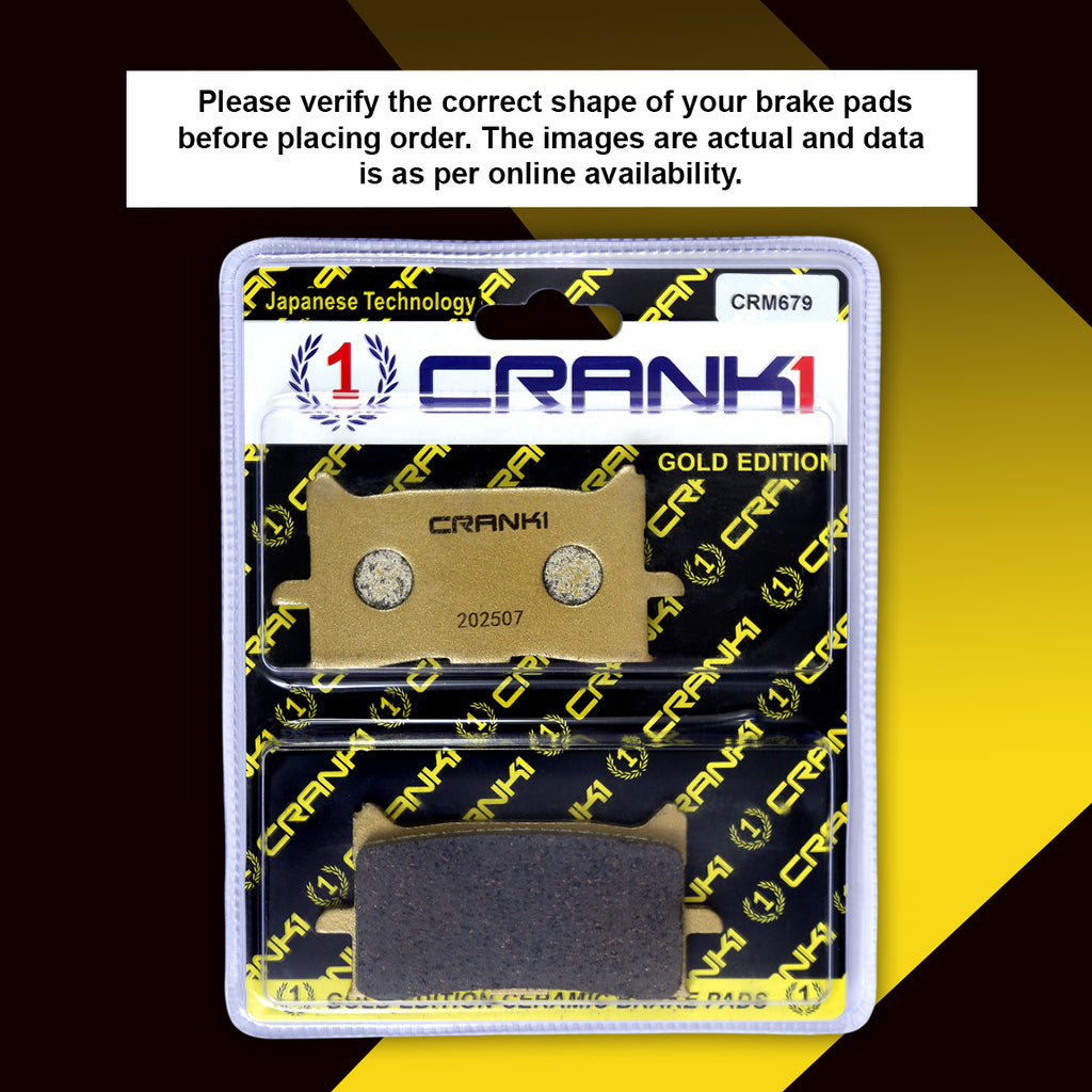 Ceramic Brake Pad For Honda CBR650R - Front - CRM679 - 2 Sets - CRANK1