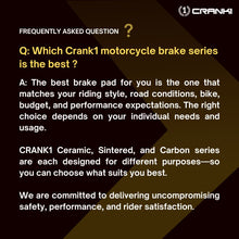 Load image into Gallery viewer, Ceramic Brake Pad For Ducati Multistrada 950 - CRM479 - Rear - 1 Set - Crank1