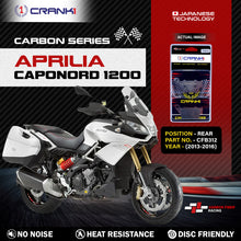 Load image into Gallery viewer, Carbon Brake Pads For Aprilia Caponord 1200 (2013-2016) - Rear - CFB312 - 1 Set - CRANK1