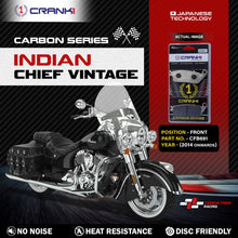 Load image into Gallery viewer, Carbon Brake Pads For Indian Chief Vintage (2014 Onwards) - Front - CFB691 - 1 Set - CRANK1