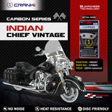 Carbon Brake Pads For Indian Chief Vintage (2014 Onwards) - Front - CFB691 - 1 Set - CRANK1