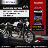 Carbon Brake Pads For Royal Enfield Continental GT 650 (2018 Onwards) - Rear - CFB312 - 1 Set - CRANK1