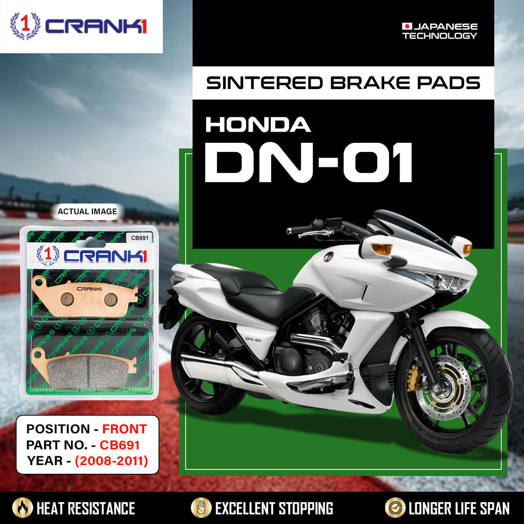Sintered Brake Pads For Honda DN-01 (2008-2011) - Front - CB691 - 1 Set - CRANK1