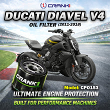 Load image into Gallery viewer, Oil Filter For Ducati Diavel V4 (2011-2018) - CPO153 - CRANK1