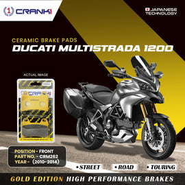 Ceramic Brake Pad For Ducati Multistrada 1200 (2010-2014) - Front - CRM262 - 2 Sets - CRANK1
