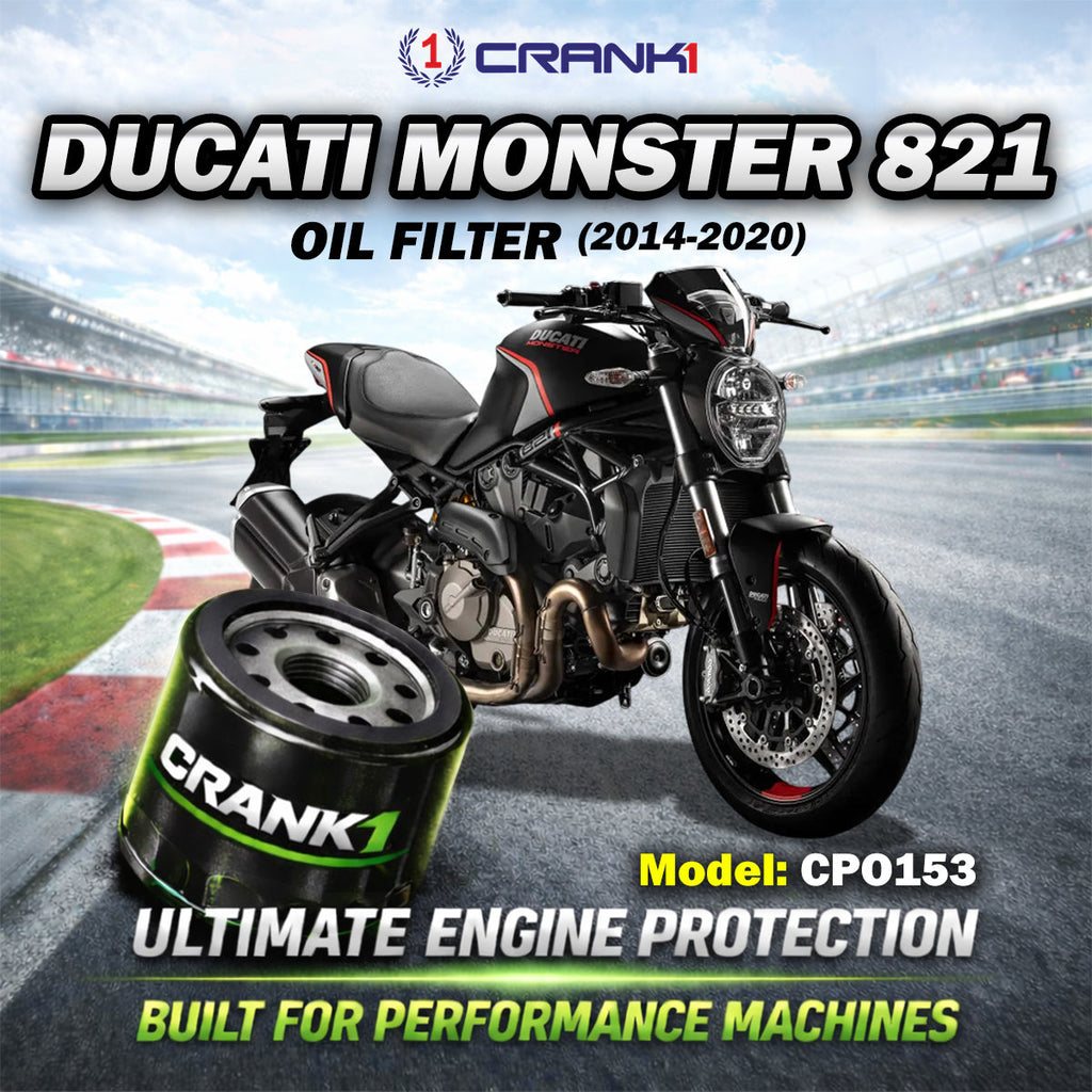 Oil Filter For Ducati Monster 821 (2014-2020) - CPO153 - CRANK1