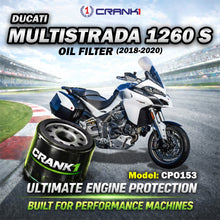 Load image into Gallery viewer, Oil Filter For Ducati Multistrada 1260 S (2018-2020) - CPO153 - CRANK1