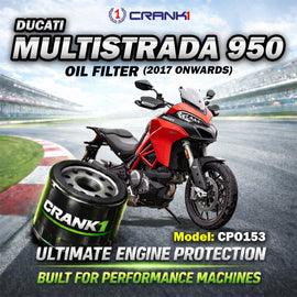 Oil Filter For Ducati Multistrada 950 (2017 Onwards) - CPO153 - CRANK1