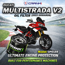 Load image into Gallery viewer, Oil Filter For Ducati Multistrada V2 (2022 Onwards) - CPO159 - CRANK1