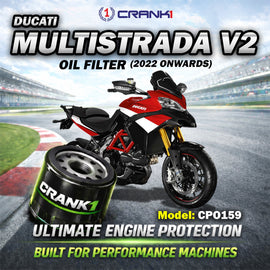 Oil Filter For Ducati Multistrada V2 (2022 Onwards) - CPO159 - CRANK1